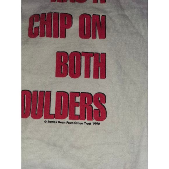 Vtg Rebel Without A Cause James Dean T Shirt 1996 90s Warner Bros Size Large - Picture 6 of 6